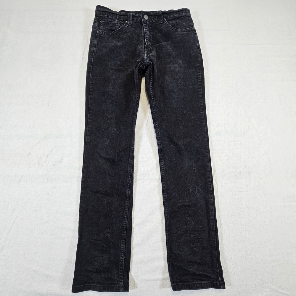 Levis 511 Jeans Mens 32 32 Black Slim Fit Premium Denim Stretch Western